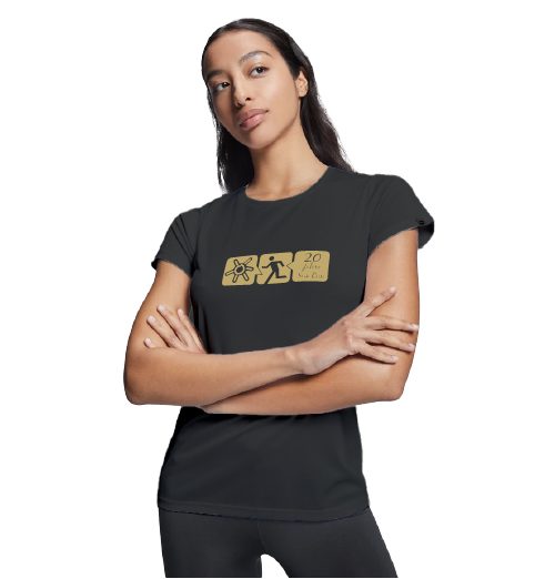 NUR NOCH VOR ORT BESTELLBAR Sun-Run Sport Shirt - Schwarz (Damen) // 20 Jahre Jubiläum