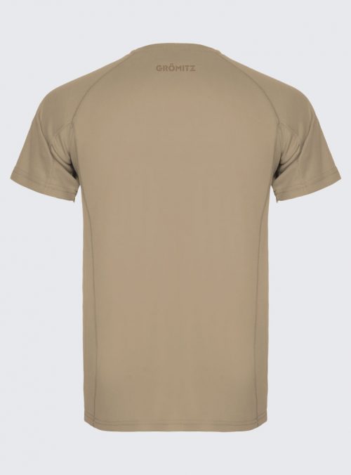 Sun-Run Sport Shirt - Dark Sand (Herren) // Helles Khaki Print