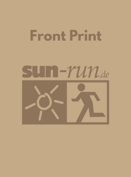 Sun-Run Sport Shirt (Damen) - Dark Sand // Helles Khaki Print